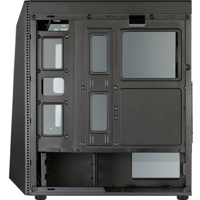 AEROCOOL BOITIER PC Shard - Moyen Tour - Noir - Porte latéral transparente acrylique - Format ATX (ACCM-PV14012.11)