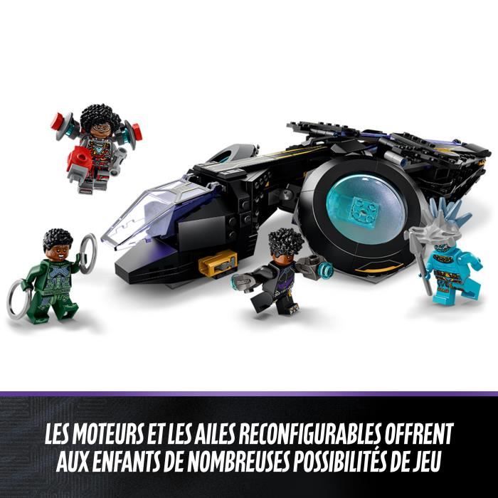 LEGO Marvel 76211 Le Sunbird de Shuri, Vaisseau Jouet, Black Panther Figurines, Super-Héros