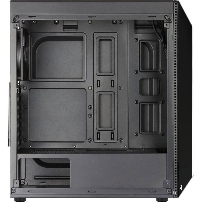 AEROCOOL BOITIER PC Shard - Moyen Tour - Noir - Porte latéral transparente acrylique - Format ATX (ACCM-PV14012.11)
