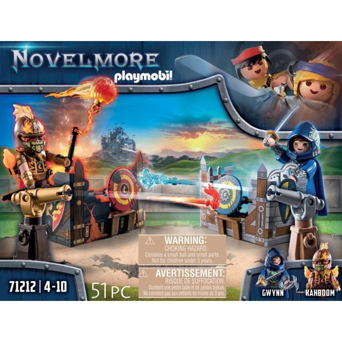 PLAYMOBIL - 71212 - Novelmore - Duel Chevalier Novelmore et Burnham Raider