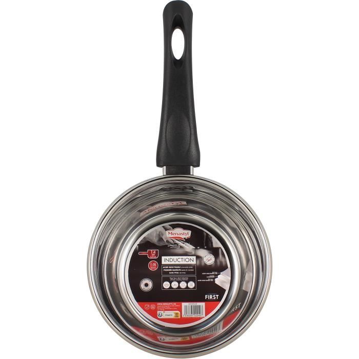 Image secondaire de Casserole - MENASTYL - 6020240 - En acier inoxydable - 14 cm - Tous feux dont induction