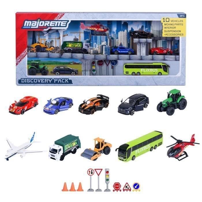 MAJORETTE - Majo Set Découverte 10 Pcs - des 3 ans