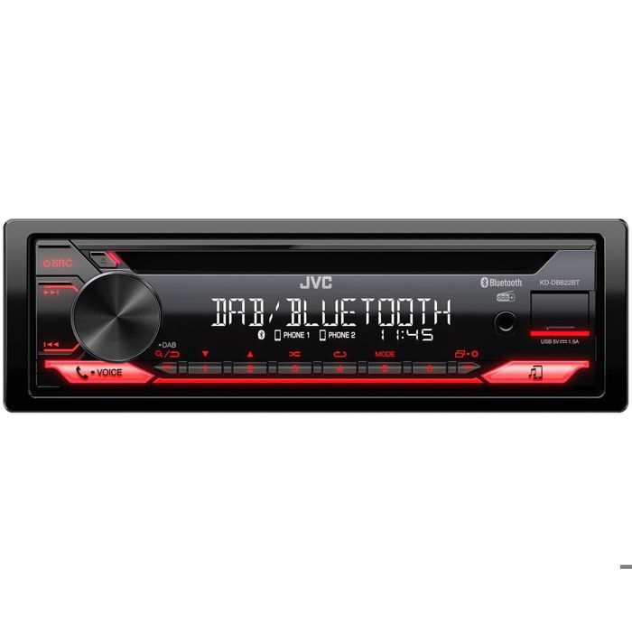 Autoradio - KENWOOD - 2 DIN DPX-7300DAB - CD - USB - Bluetooth - iPhone - DAB+
