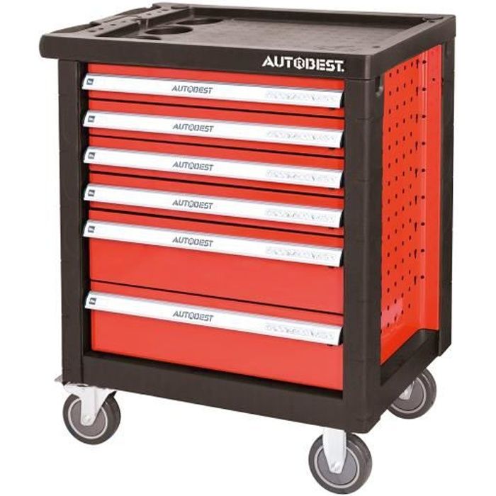 AUTOBEST Servante professionelle 6 tiroirs