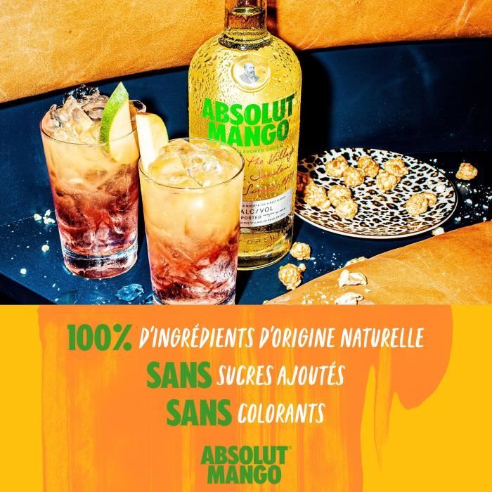 Image secondaire de Absolut - Mango - Vodka aromatisée - 38,0% Vol. - 70cl
