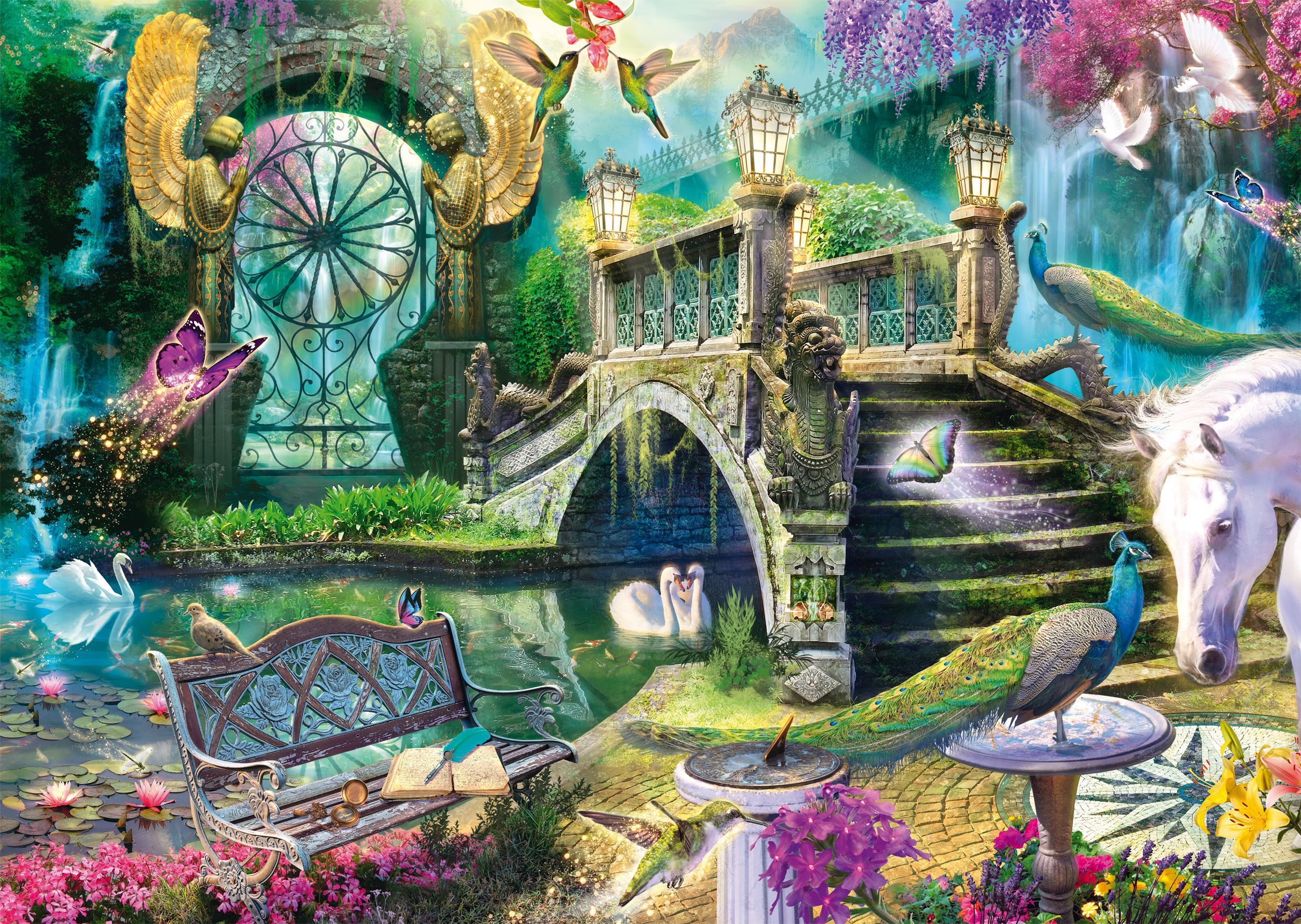 Image secondaire de Puzzle Jardin Secret 1000 Pièces - Schmidt Spiele