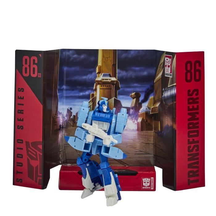 TRANSFORMERS - Studio Series 86 -03 - Figurine Blurr de 11 cm du film Les TRANSFORMERS -: Le Film - classe Deluxe - des 8 ans
