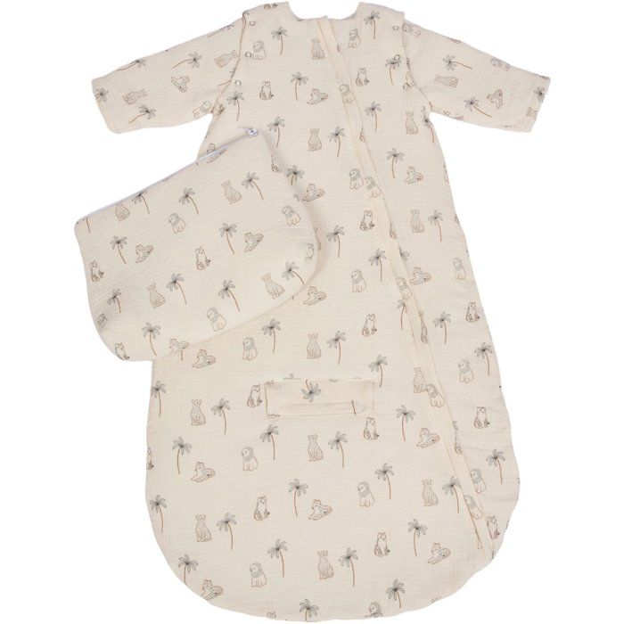 Image secondaire de Douillette Nomade CANDIDE 90 cm pour Bébé - Manches Amovibles Tigre