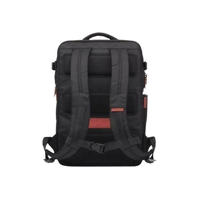 HP OMEN 17.3 Gaming Backpack Sac a dos Gamer - Etanche, Compatible Jusqu'a 17 Pouces, poches d'accessoires, Noir/Rouge