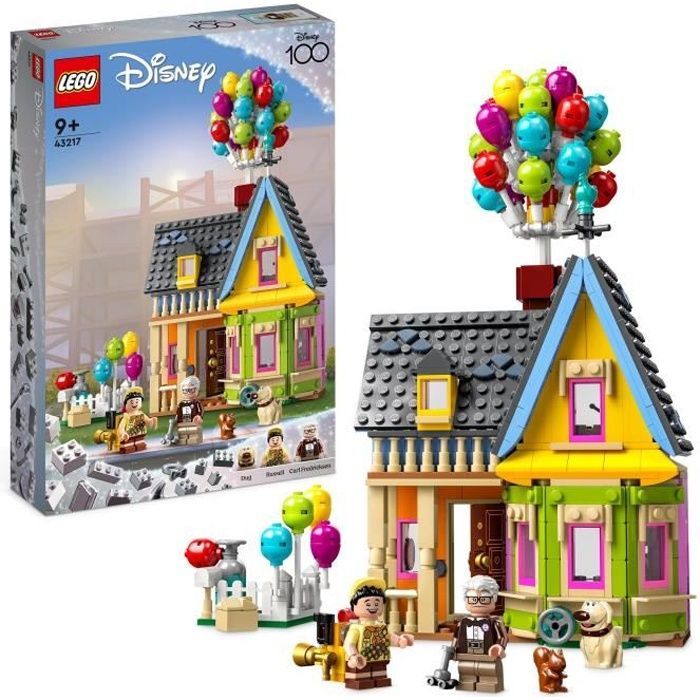 LEGO Disney et Pixar 43217 La Maison de ? La-haut ?, Jouet 100eme Anniversaire Disney