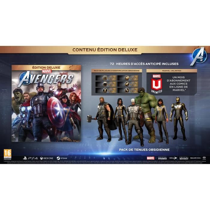 Marvel's Avengers Edition Deluxe Jeu Xbox One