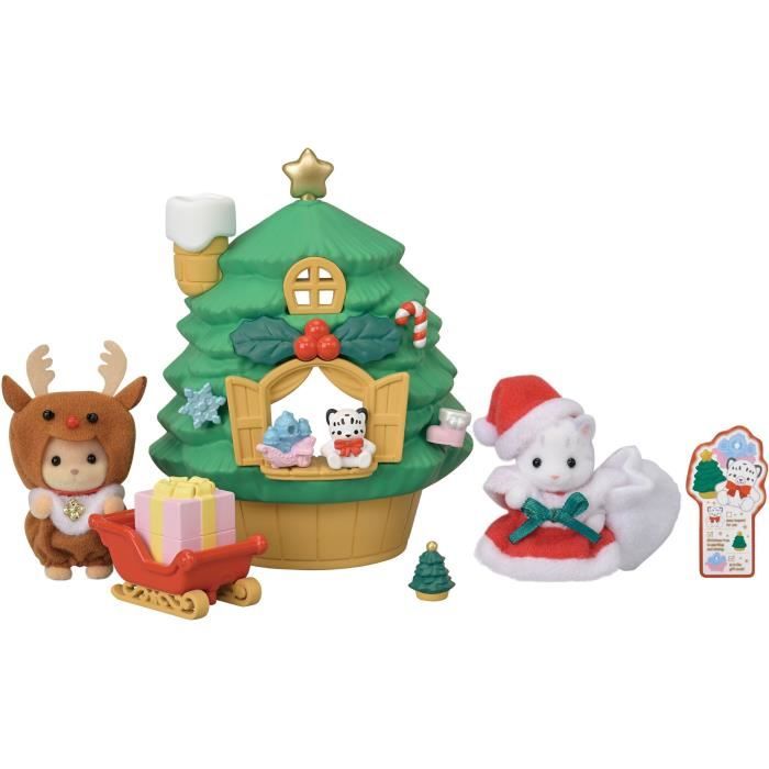 Image secondaire de Mini-figurines - SYLVANIAN FAMILIES - La maison du Pere Noël - Des 3 ans