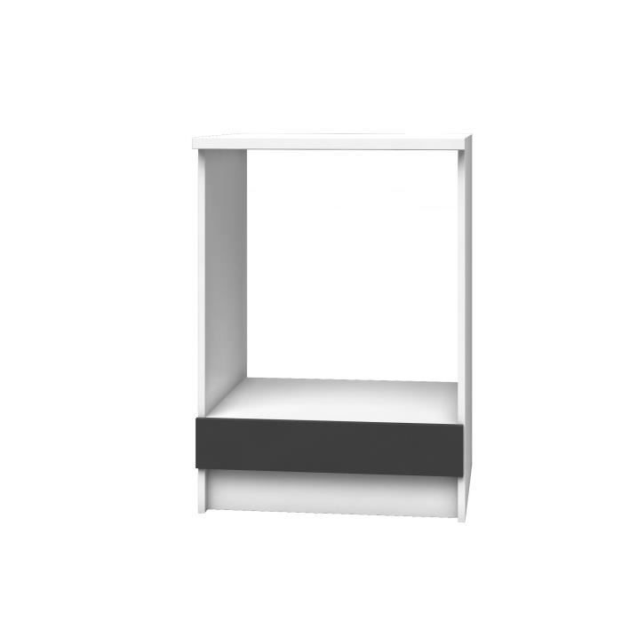 EXTRA Meuble Bas Four L 60cm - Gris Mat