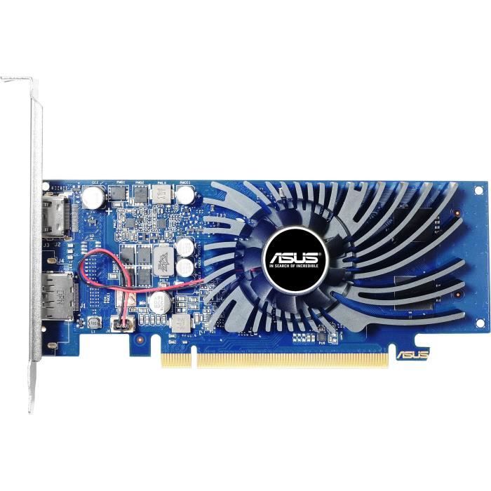Scheda grafica ASUS GT1030-2G-BRK GF GT 1030 2 GB GDDR5 PCIe 3.0 a basso profilo HDMI, DisplayPort