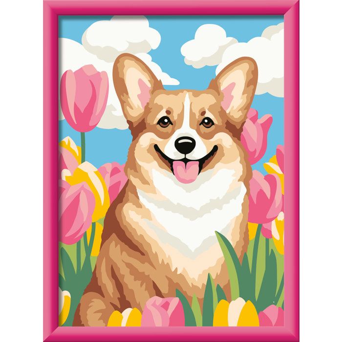 Image secondaire de Kit de Peinture par Numéros Corgi Ravensburger pour Enfants