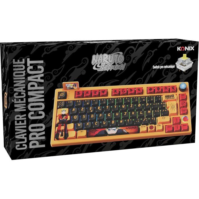 Image secondaire de Clavier Mécanique KONIX Naruto Shippuden Édition Collector AZERTY avec LED RVB