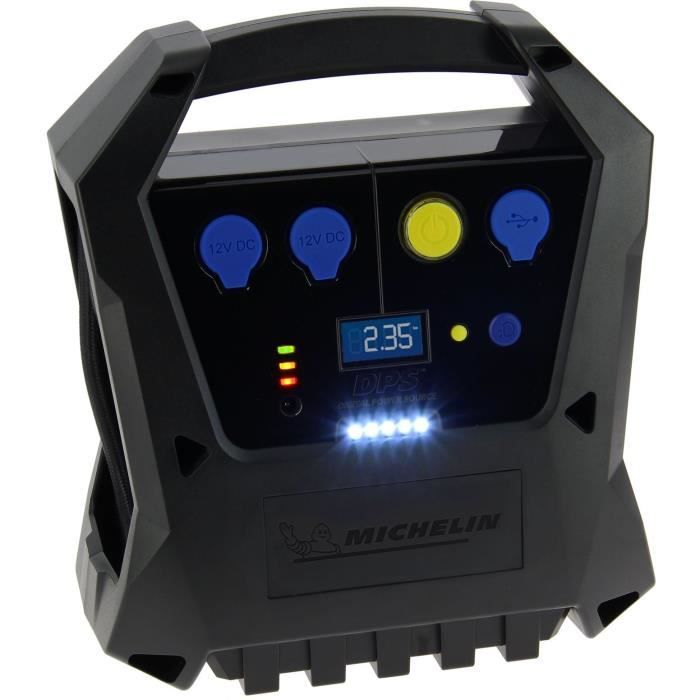 MICHELIN - Compresseur sans fil rechargeable - 6,9 Bar - 100 PSI