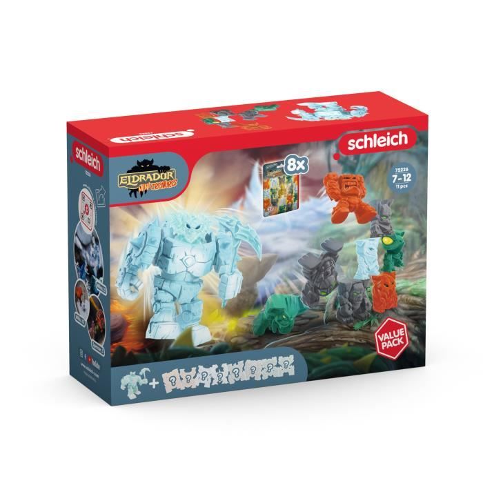 Figurine Ice Robot Value Pack, Schleich 72226 Gamme Eldrador Creatures