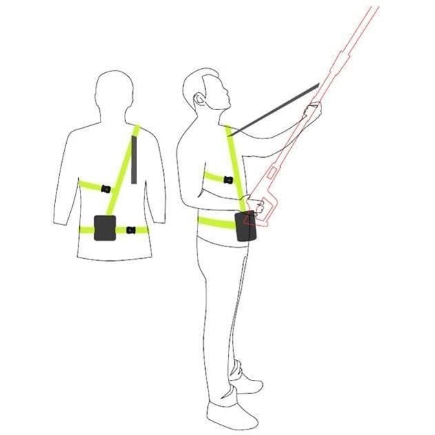 Image secondaire de Taille-haies électrique sur perche RYOBI 450W avec lames de 45 cm