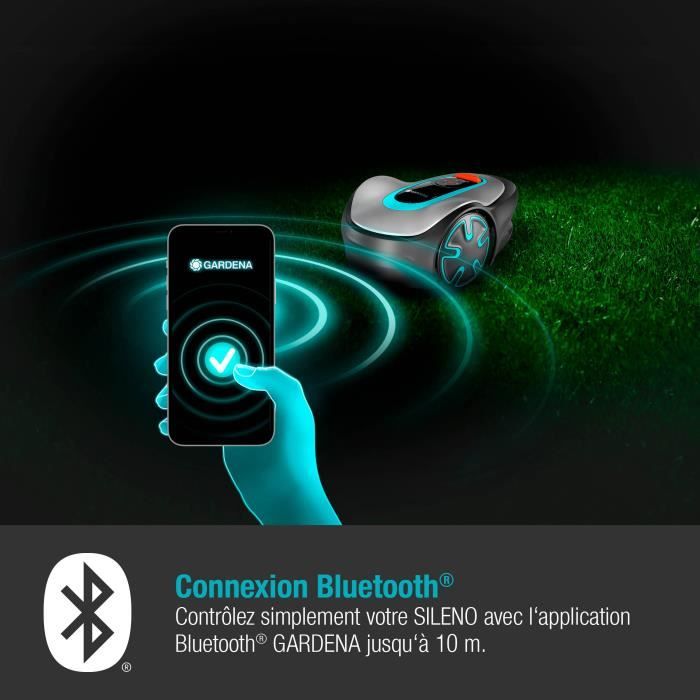 Tondeuse robot connectée Bluetooth SILENO minimo 500 15202-26 - 500m²