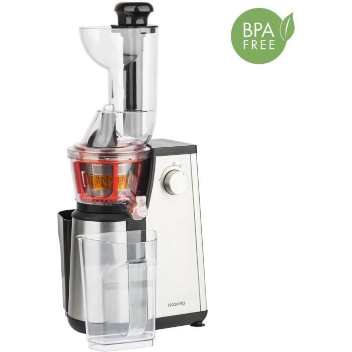 Image secondaire de Extracteur de jus vertical Vitalice - HKoeNIG - GSX22 - 400 W - 1 L - Inox / Noir