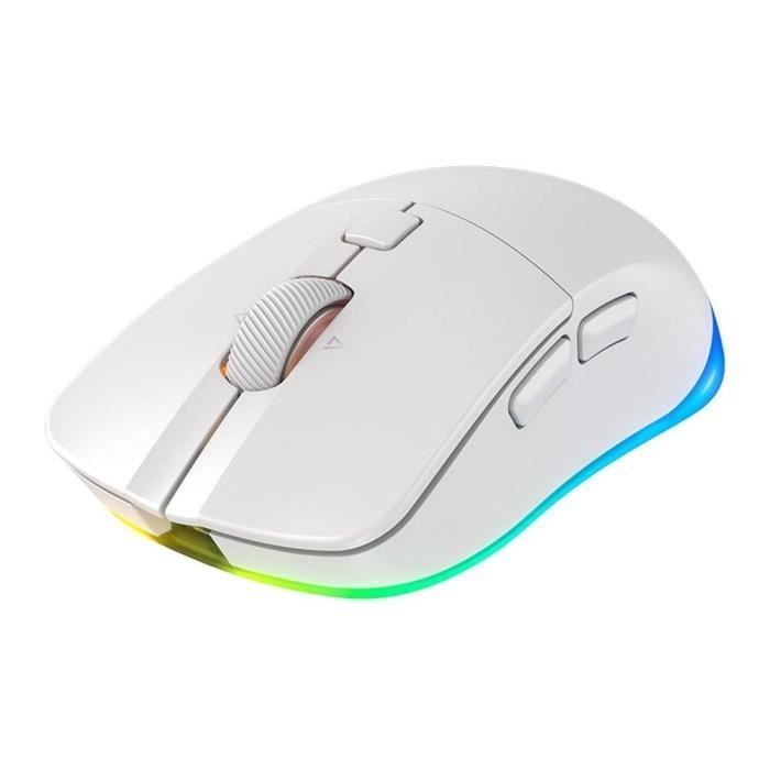 Image secondaire de Souris gamer sans fil Bluetooth et 2,4 GHz - CHERRY XTRFY M50 WIRELESS - Blanc