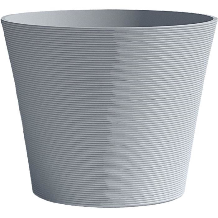 Vaso da fiori - GARDEN ID - Green Care Sense Pietra blu - 50 x 41 cm - Garanzia 10 anni - 100% riciclato - Resistente ai raggi UV e al gelo