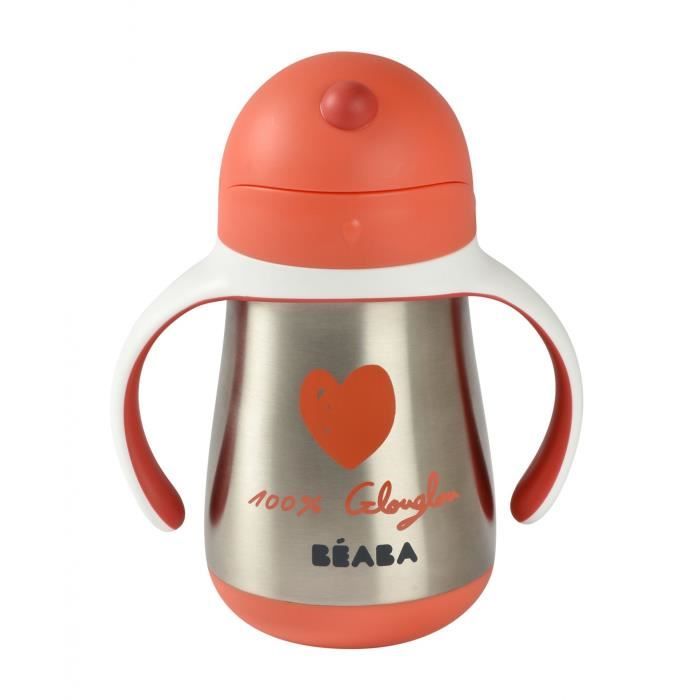 BEABA, Tasse paille inox - Mathilde Cabanas