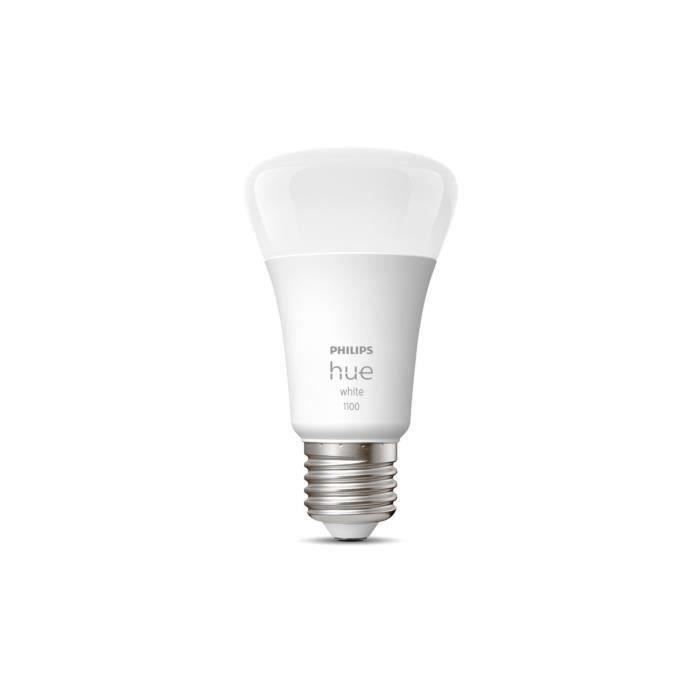 PHILIPS Hue White - Lampadina LED collegata E27 - 9,5W equivalenti a 75W - Compatibile Bluetooth