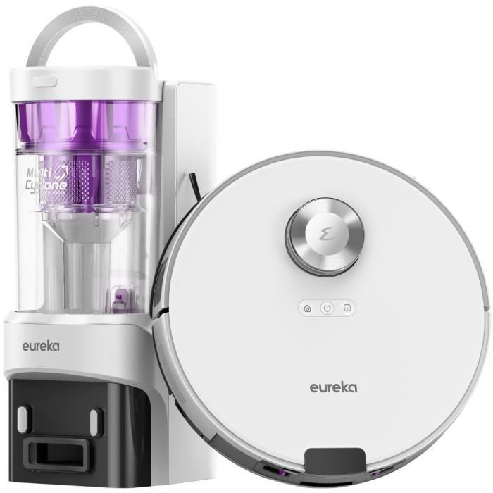 Image secondaire de Aspirateur robot laveur - EUREKA - E20 Plus - 8000 Pa - 65 dB(A) en mode silencieux - Blanc