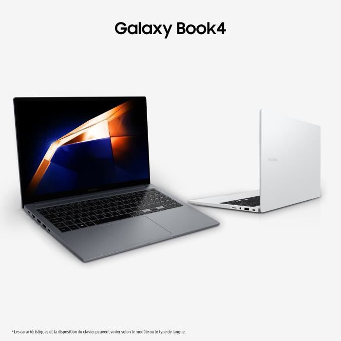 Image secondaire de PC Portable - SAMSUNG - Galaxy Book4 - 15,6'' - Intel Core i5U - 8Go RAM - 256Go SSD - Intel Graphics - AZERTY - Gris