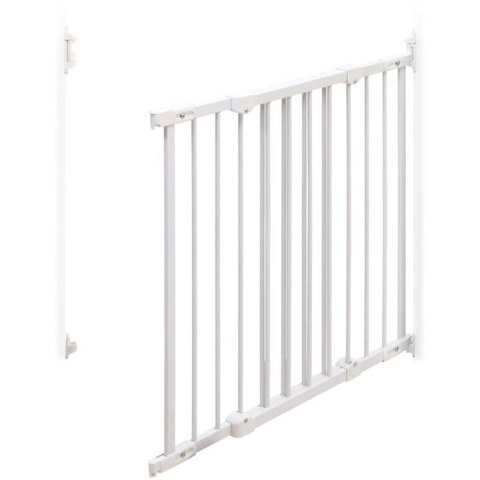 Image secondaire de Barriere de sécurité - 72 a 108 cm - WEBABY - NONO - Blanc