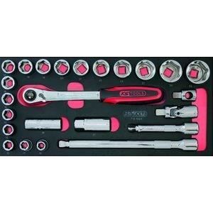 M�dulo - KS TOOLS - 713.1024 - M�dulo de dados y accesorios Ultimate - 1/2 - 24 piezas
