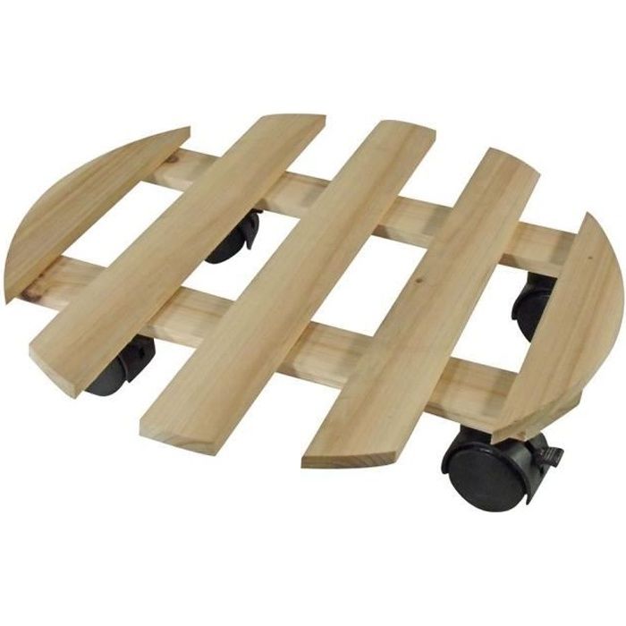 Tavolo rullo NATURE per piante - Abete - H7,4 x Ø35 cm