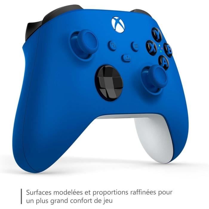 Image secondaire de Manette de jeu - Xbox - Sans fil - Bleu électrique