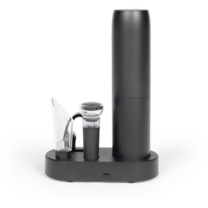 Image secondaire de Set a vin électrique rechargeable - LIVOO - GS159 - Universel - 5 accessoires - Fonctionne par pression - Capacité 30 bouteilles
