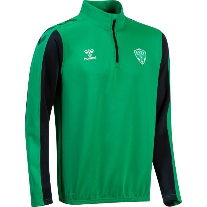 Veste d'entraînement de Football HUMMEL AS Saint-Etienne 22/23 - Adulte - Vert - Demi Zip