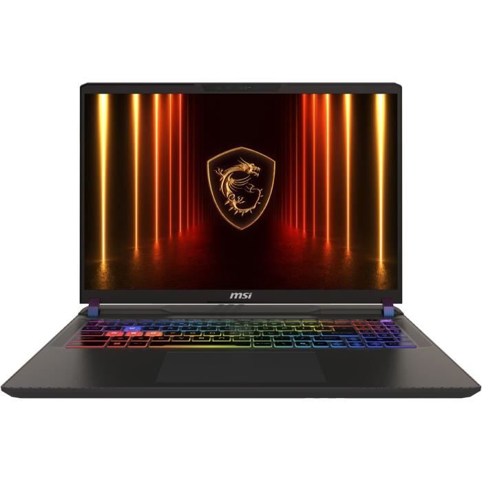 PC portable - MSI - Vector 16 HX AI A2XWHG-235XFR - 16 QHD+ IPS 240Hz - i7-255HX - RAM 32 Go - SSD 1 To - RTX 5070 Ti - DOS
