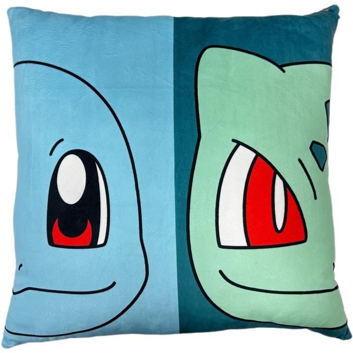 Image secondaire de Coussin double face - Carré - POKEMON - Starter - Microfibre - 40 x 40 cm