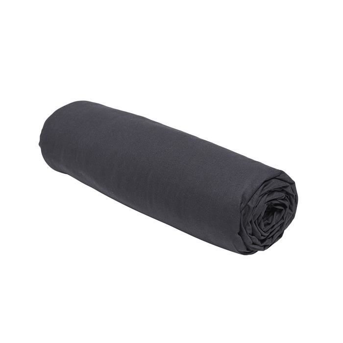 Oggi ESTIQUIAl oggi Charg - 90 x 190 cm - 1 persona - 100% une cotone - carbone