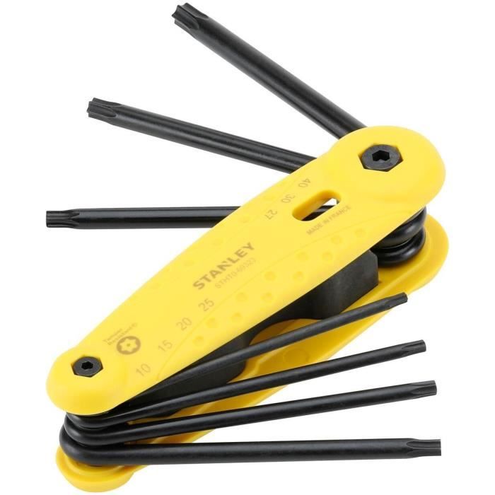 7 chiavi a brugola - STANLEY - STHT0-69323 - Combi - Tamper Torx