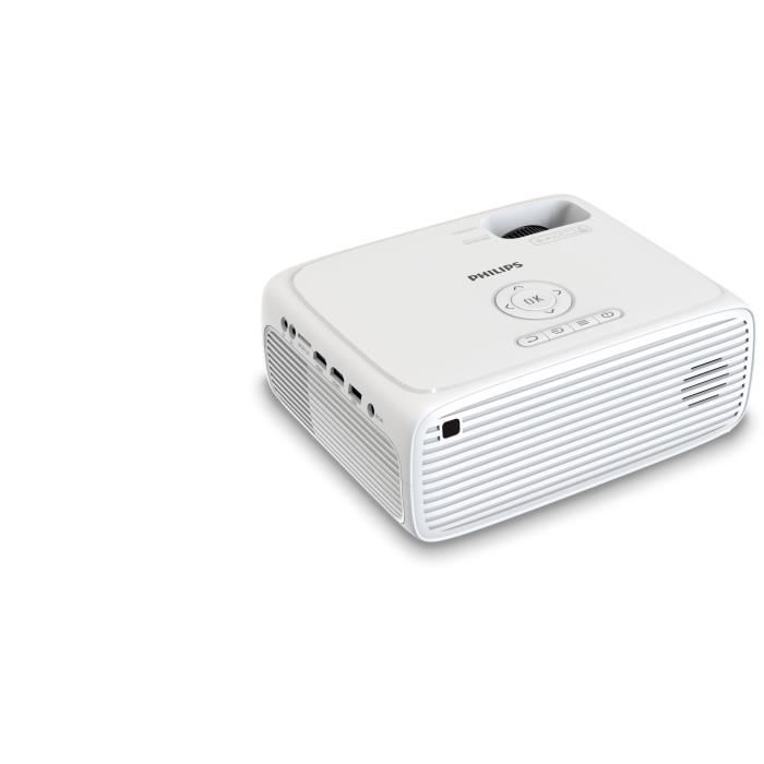 Video projector FHD 1080p up to 80 inches white