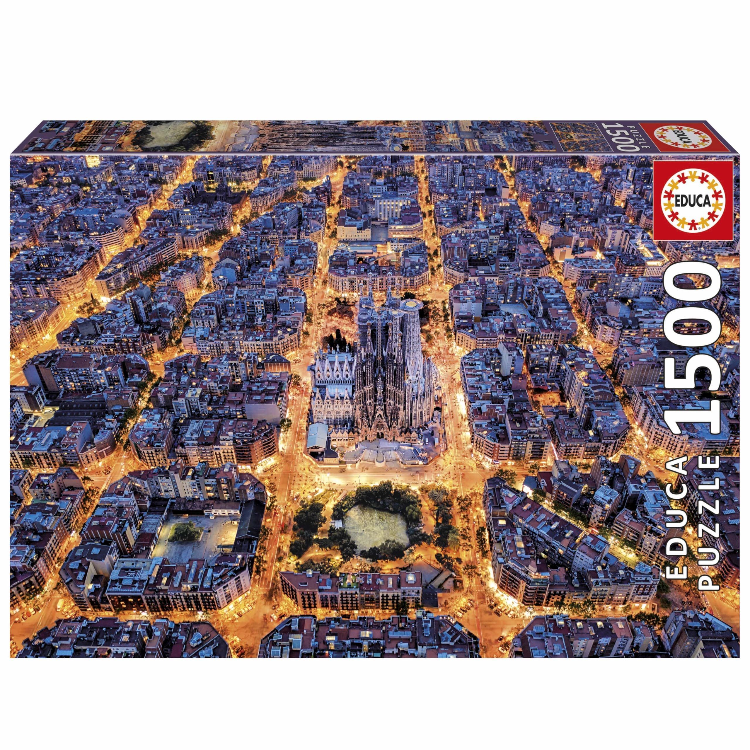 Puzzle - EDUCA - Barcelona - 1500 pieces - Theme Architecture - Dimensions 85x60 cm