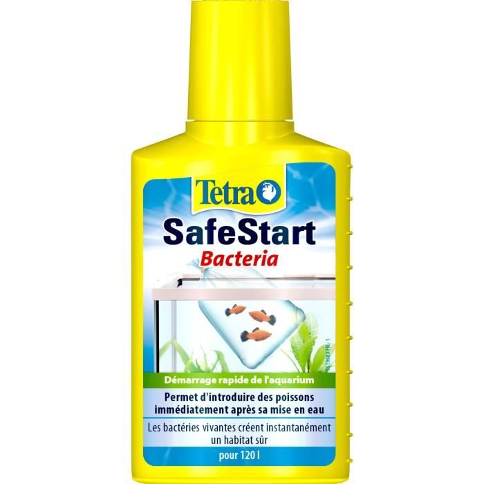 Tetra SafeStart - TETRA - Ensemencement bactérien pour aquarium - Permet une introduction plus rapide des poissons - 100 ml