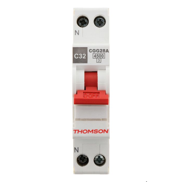 THOMSON Disjoncteur a vis PH+N - 32A NF - Pouvoir de coupure 4.5KA