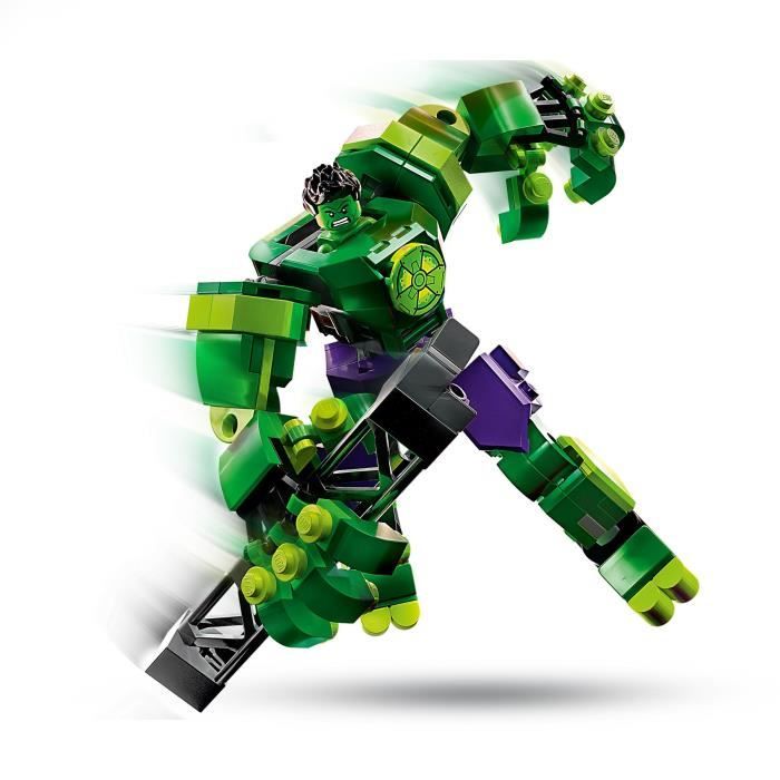 LEGO Marvel 76241 L'Armure Robot de Hulk, Figurine Avengers, Jouet de Construction, Super-Héros