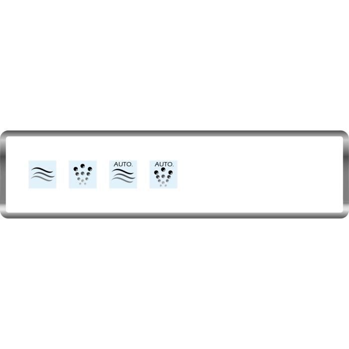 ALLIBERT BATH & DESIGN Baignoire balnéo Elba Duo Gauche Essentia - Massage eau + air - 160 x 100 cm