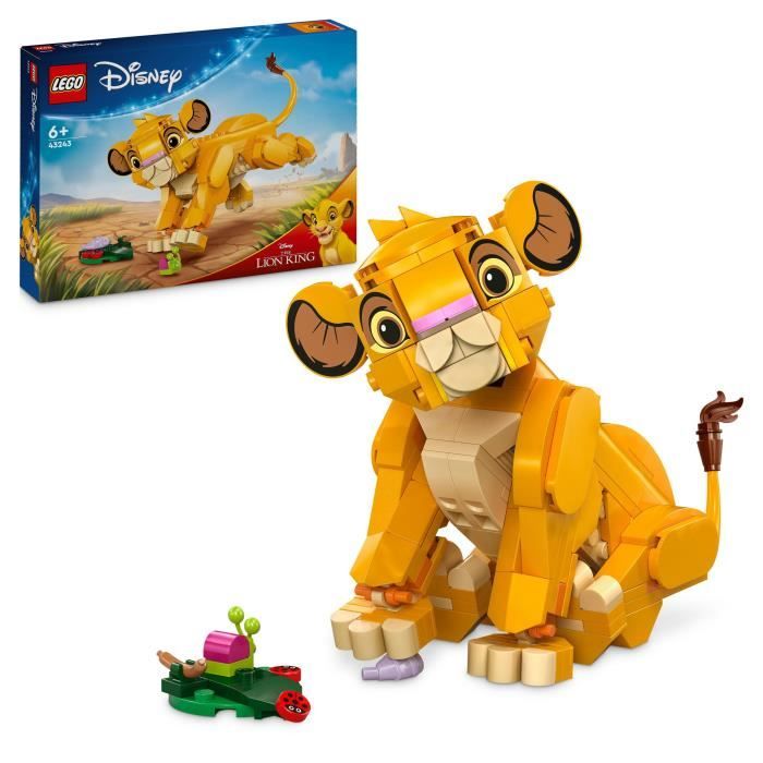 Lego | Disney 43243 Simba, el beb� del Rey Le�n, juguete de construcci�n, idea de regalo