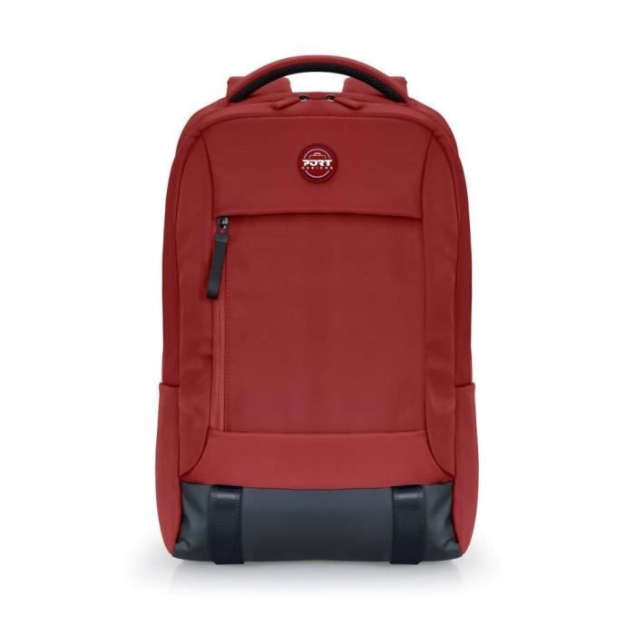 Image secondaire de Sac a dos PC - PORT DESIGNS - Pour ordinateur portable moderne & confortable TORINO II - 15.6/16 pouces - Rouge