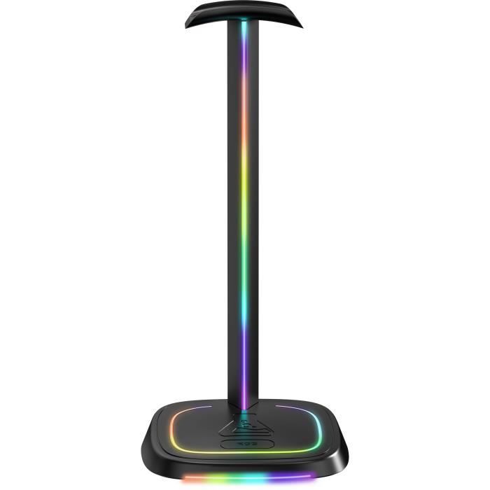Image secondaire de Support casque gamer - The G-Lab - K-STAND-NEON RGB - Filaire - Éclairage RGB - Noir